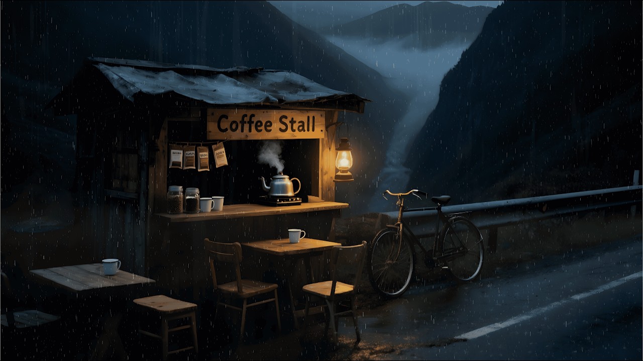 Rainy Night LoFi🌧️ Calm Rain Sounds & Soft Lofi Music for Deep Sleep and Total Relaxation