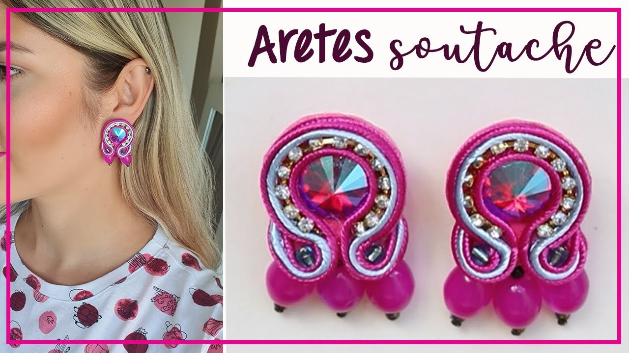Cómo hacer Aretes en Soutache | BISUTERIA ARTESANAL