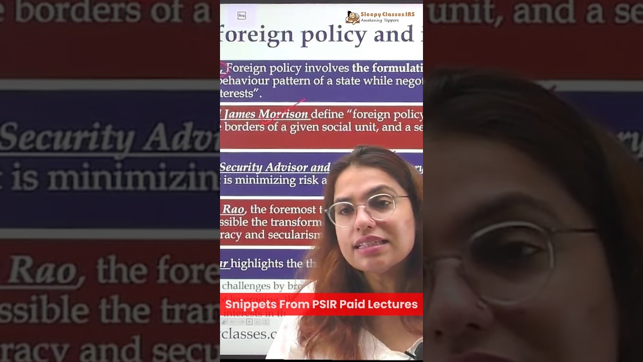 Foreign Policy in One Word #upscprelims