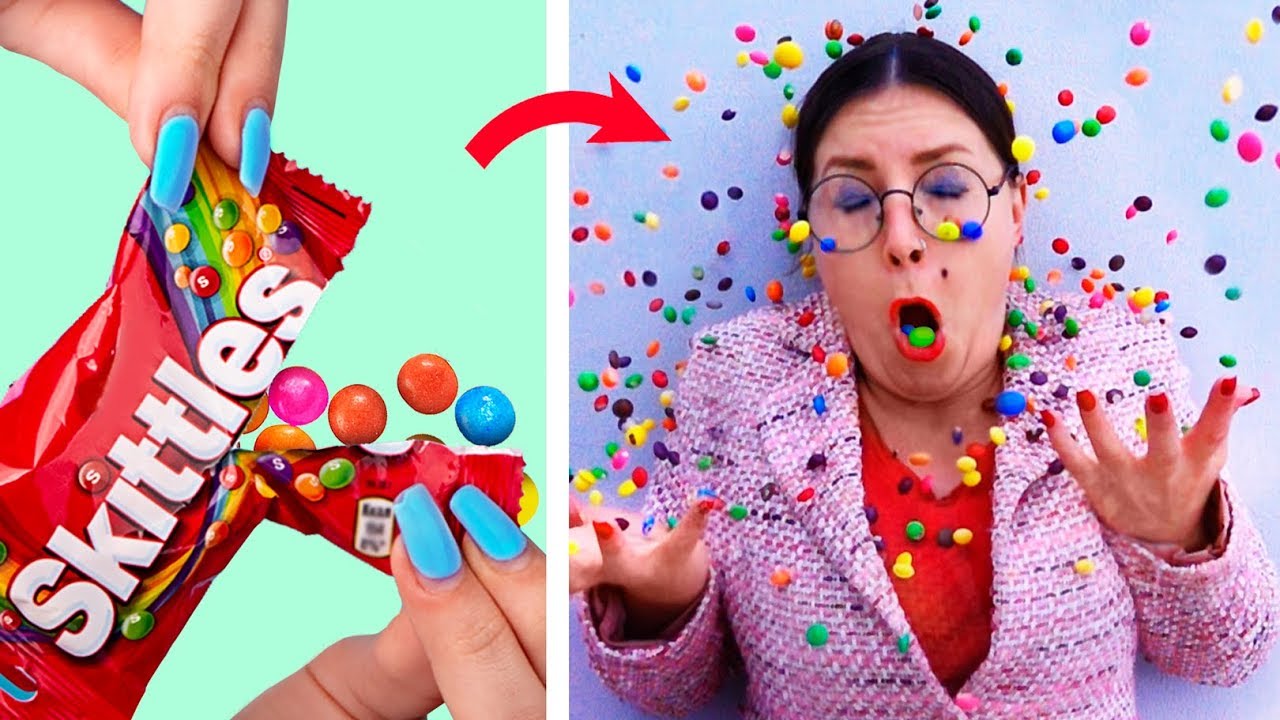 Life Hacks Fürs Überleben In Der Schule! 15 Seltsame Wege, Essen In Die Schule Zu Schleichen