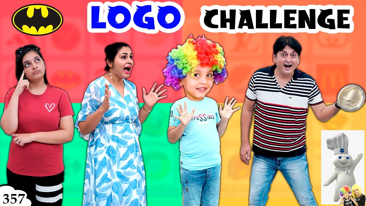 LOGO CHALLENGE | MOM vs AAYU PIHU | Comedy Family Challenge | Aayu and Pihu Show