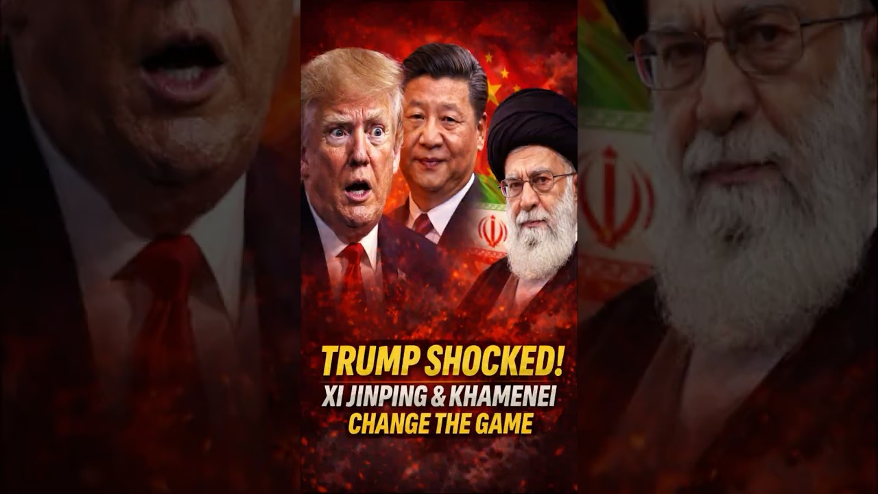 Trump Shocked! Xi Jinping & Khamenei Change Middle East Power Game#shorts