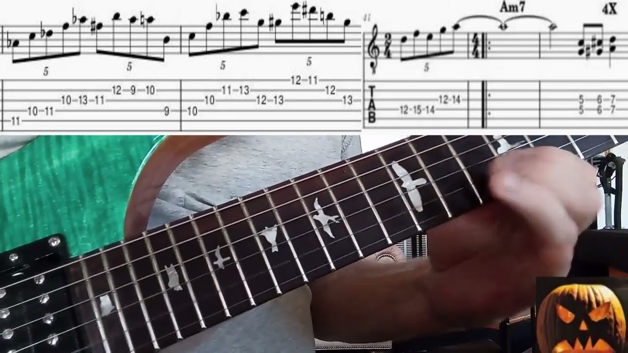 That lick in Zomby woof - plus a link to tab for the whole song