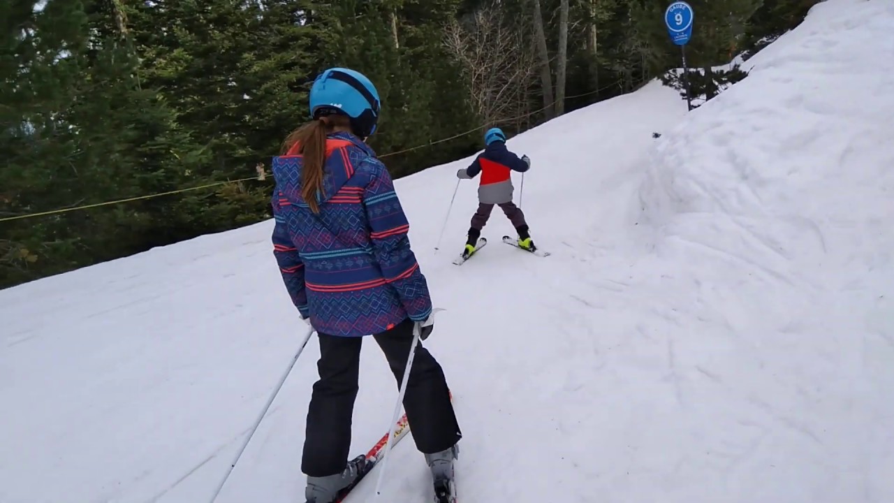 piste bleu pont d’Espagne ski alpin Cauterets