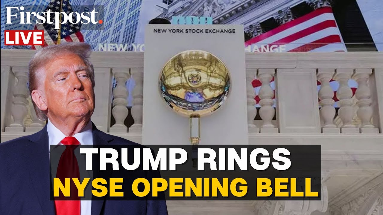 Trump at NYSE LIVE: US President-elect Donald Trump Rings Opening Bell at New York Stock Exchange