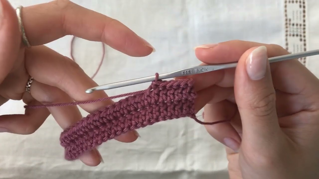 Half Double Crochet & Yarn Over Slip Stitch Tutorial | Handmade by Hanna Louise