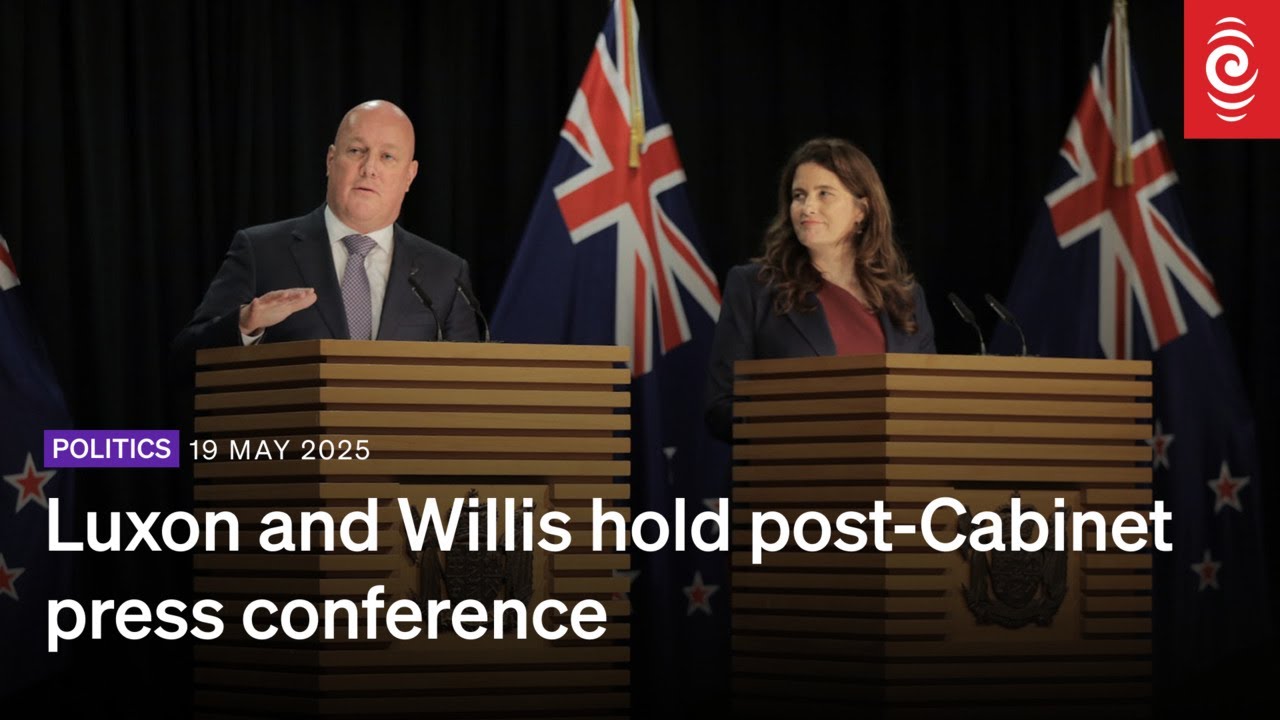Prime Minister Christopher Luxon is holding a post-Cabinet press conference | RNZ