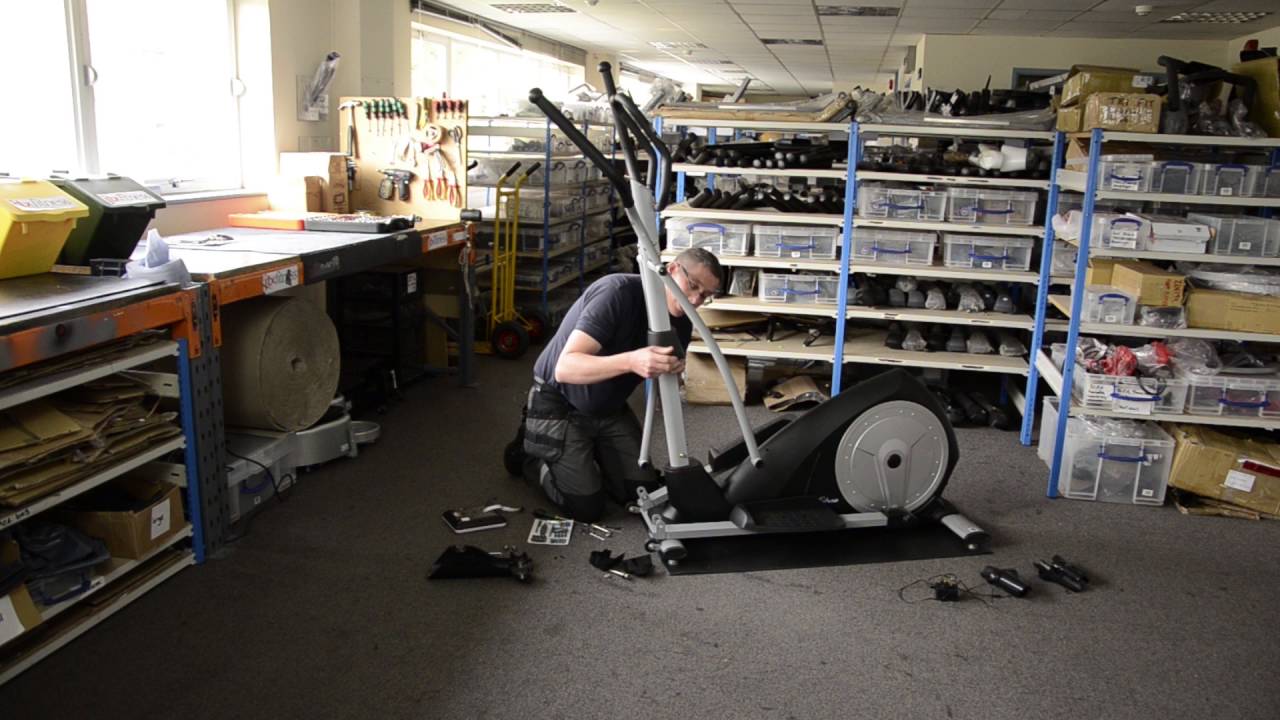 How to assemble a cross trainer