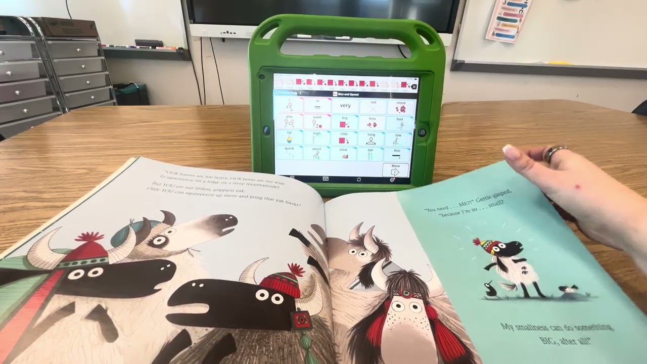 AAC How to: Model Reading a Book