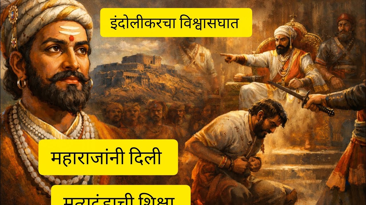इंदोलीकराचा विश्वासघात | महाराजांचा कठोर निर्णय! 🚩shivaji maharaj justice 