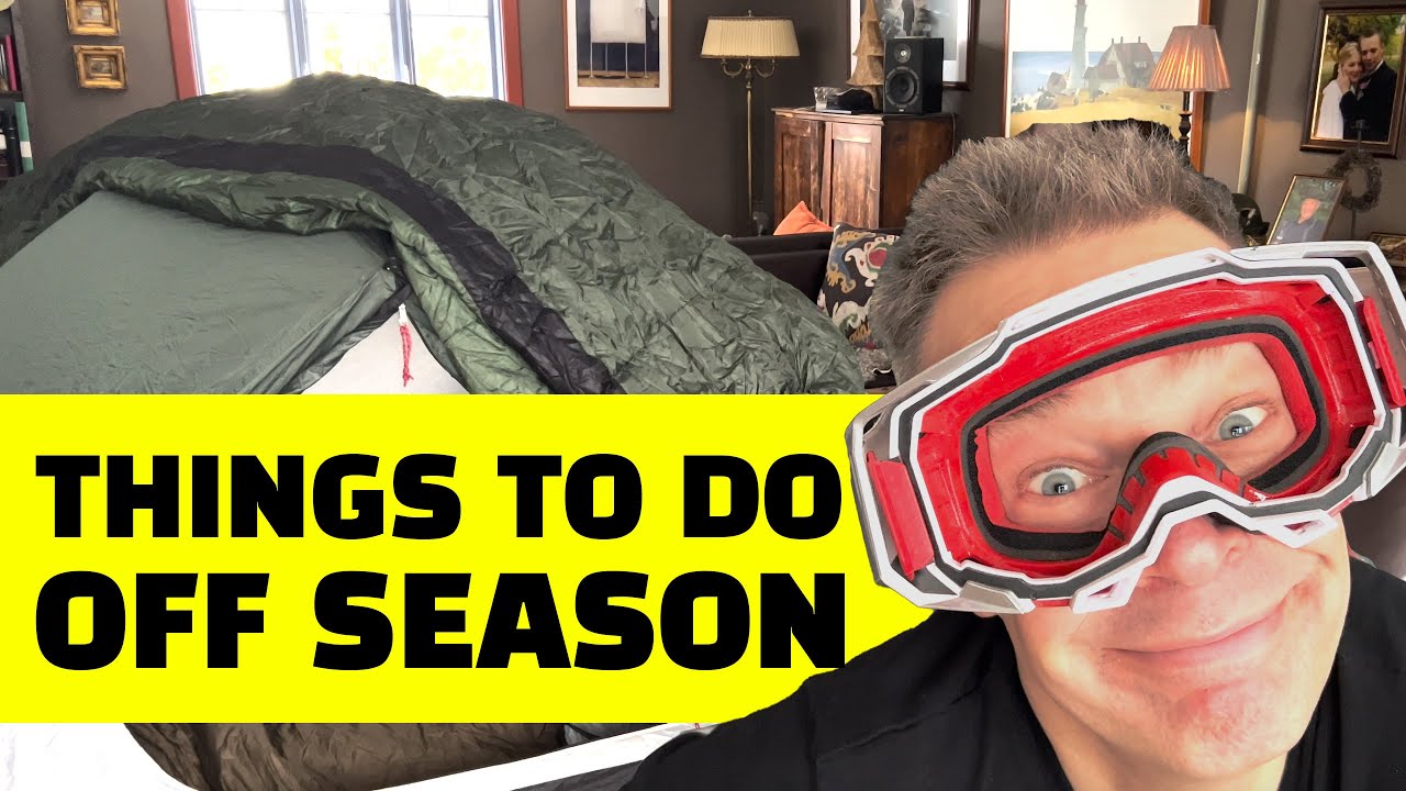What I do off season - motorcycle, gear and camping