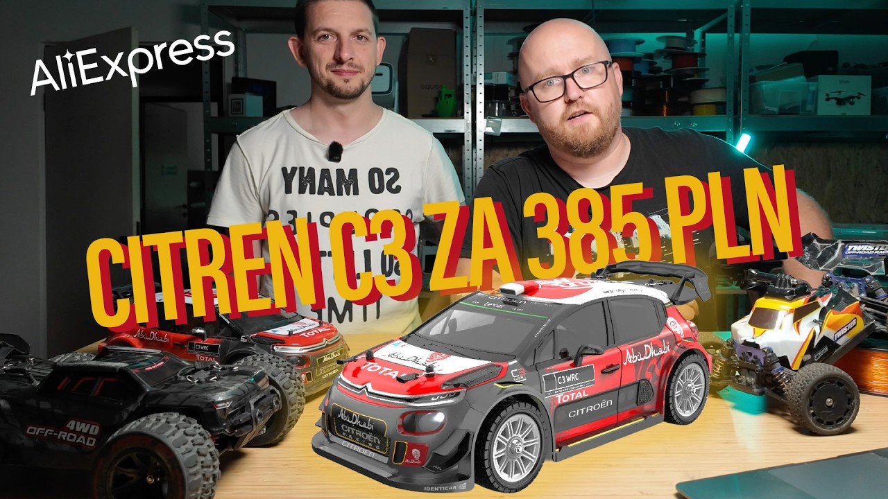 Citroen C3, Lancia Delta, VW Polo RALLY RC 1/14  z Aliexpress za ~ 385 PLN