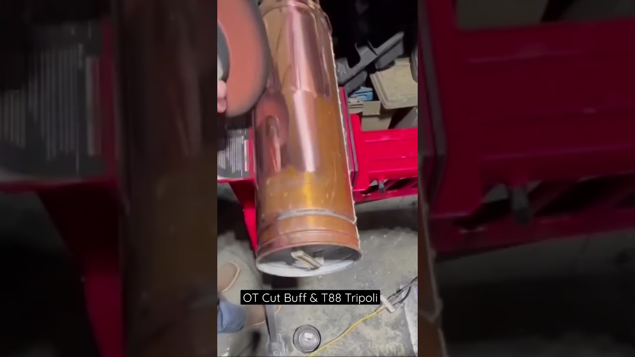 How do you polish brass? #brass #metalfinishing #metalpolishing #metalpolish #fireextinguisher