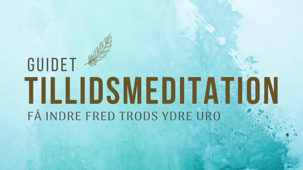 TILLIDSMEDITATION ~ Indre fred trods ydre uro