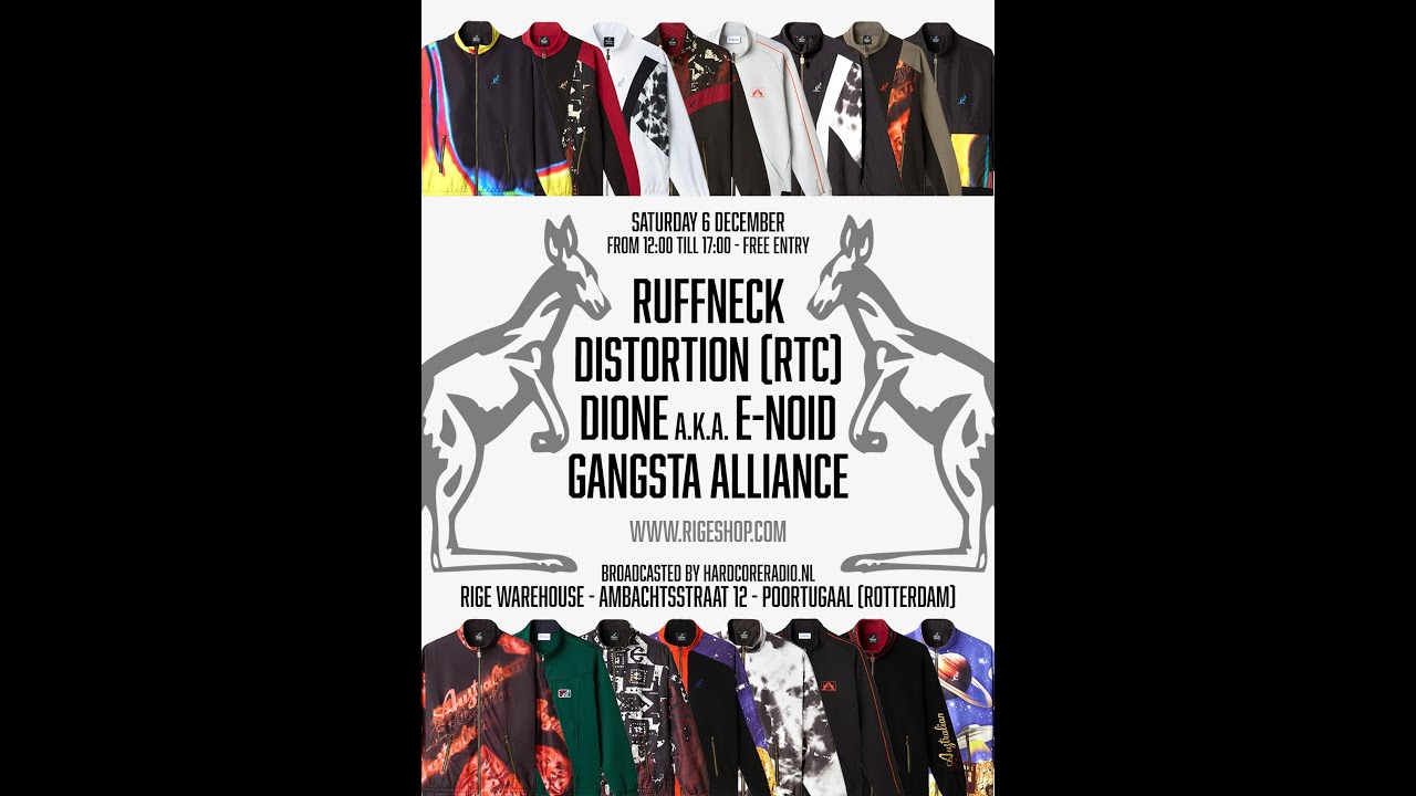 Gangsta Allicance, Dione, Ruffneck and  Distortion play hardcore for the Australian Blow Out Sale: