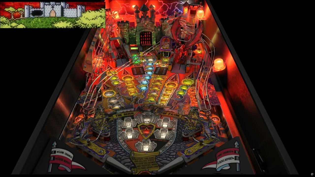 Medieval Madness (Williams 1997) 1.01 - VPW - Visual Pinball X / VPX - Six Castle Castle Crusher!