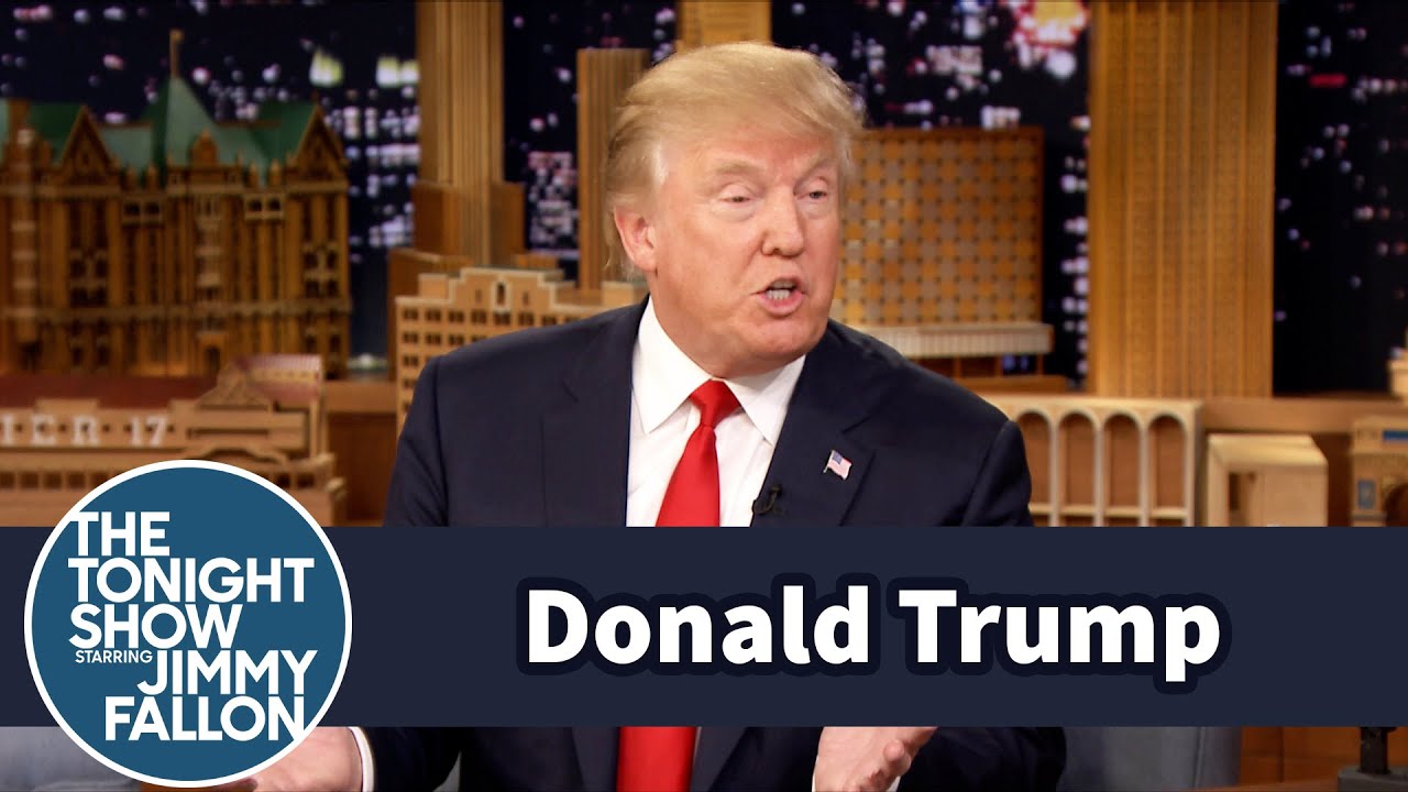 Donald Trump Talks Being the Front Runner of the GOP Presidential Race