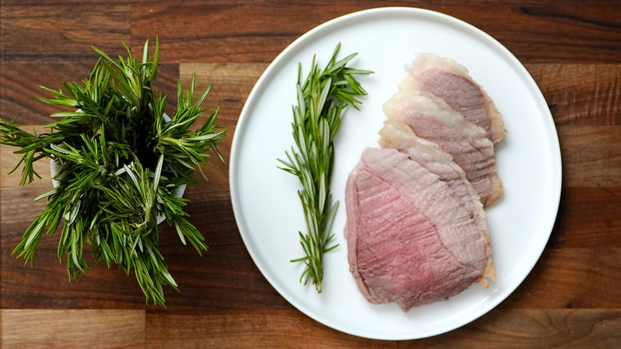 Salt Crusted Leg of Lamb