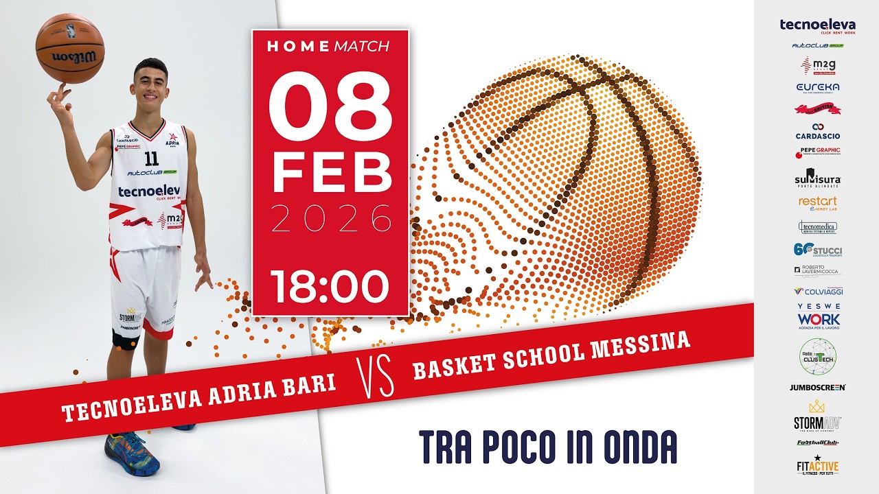 Serie B Interregionale - 4^ Giornata di ritorno: Tecnoeleva Adria Bari vs Basket School Messina