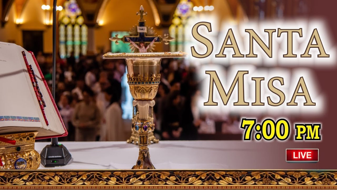 MISA EN VIVO HOY DOMINGO 08-FEB-26 TODOS LOS DIAS A LAS 7:00 PM .