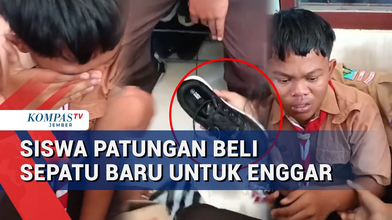 Viral! Siswa SMK di Kediri Patungan Belikan Sepatu untuk Teman yang Sepatunya Rusak