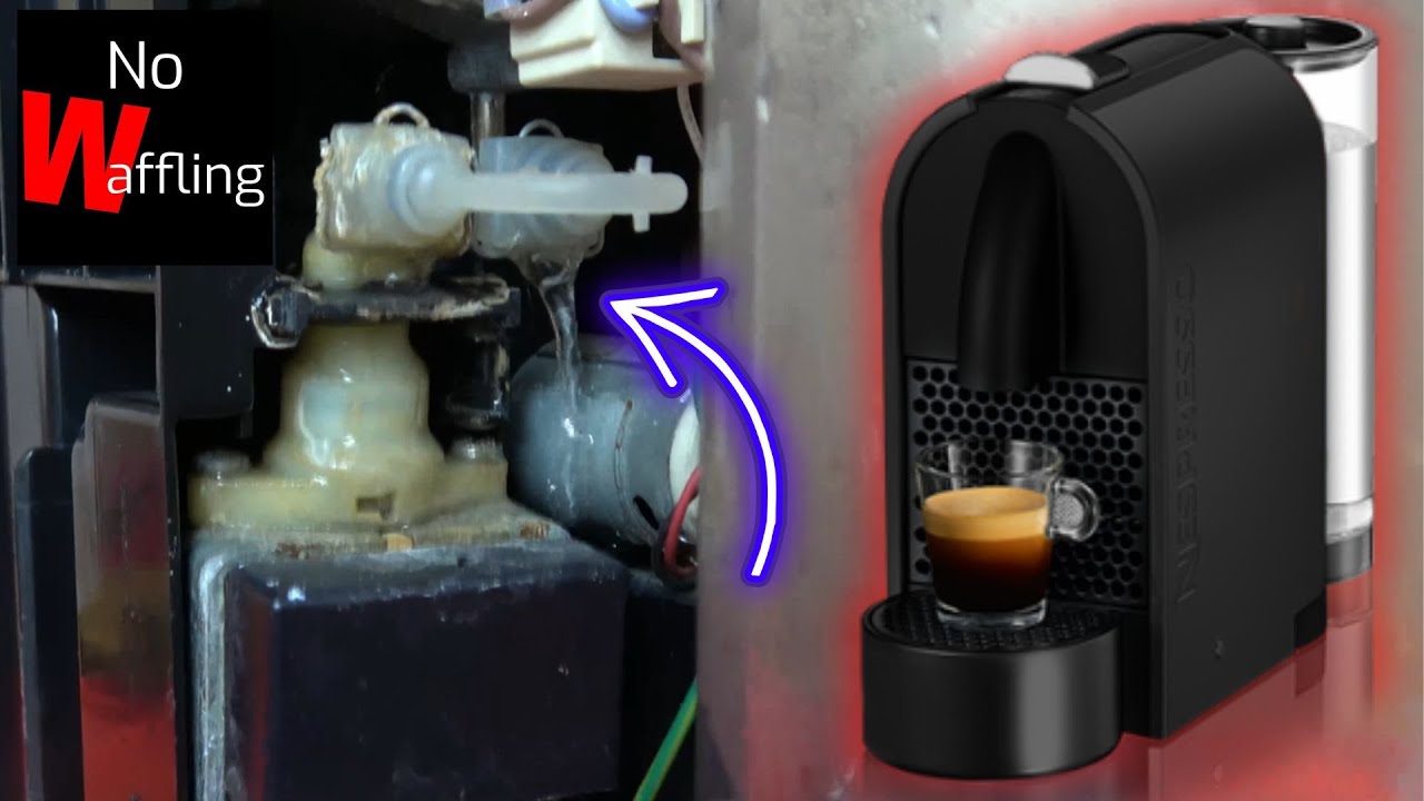 How to FIX LEAKING Nespresso U and Stuck Lid - May work for Delonghi Krups Inissia Pixie Essenza
