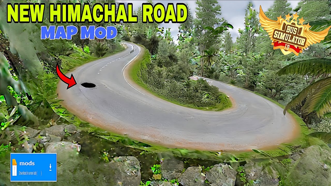 Map Mod Bussid 4.4.1 - Himachal Hill Road Map Mod For Bus Simulator Indonesia |Bussid Map Mod|Bussid