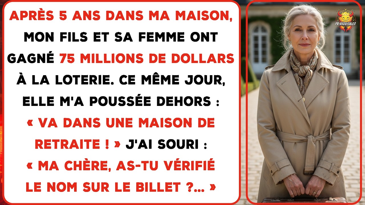 Après 5 ans passés dans ma maison, mon fils et sa femme ont gagné 75M$ à la loterie.