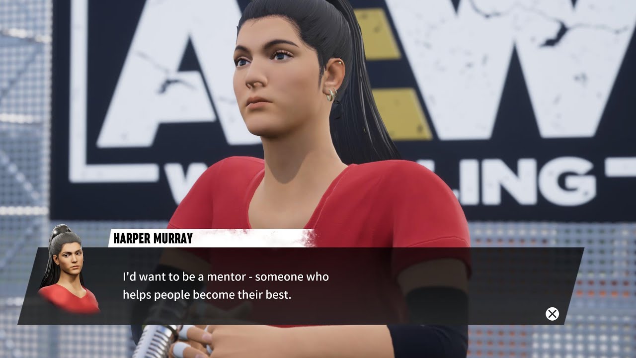 AEW: Fight Forever Harper Murray Nebraska Husker Volleyball Road To The Elite Mode #aew #huskers