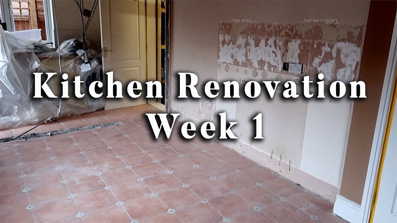 KITCHEN RENOVATION/GARAGE CONVERSION DIARY- WEEK 1