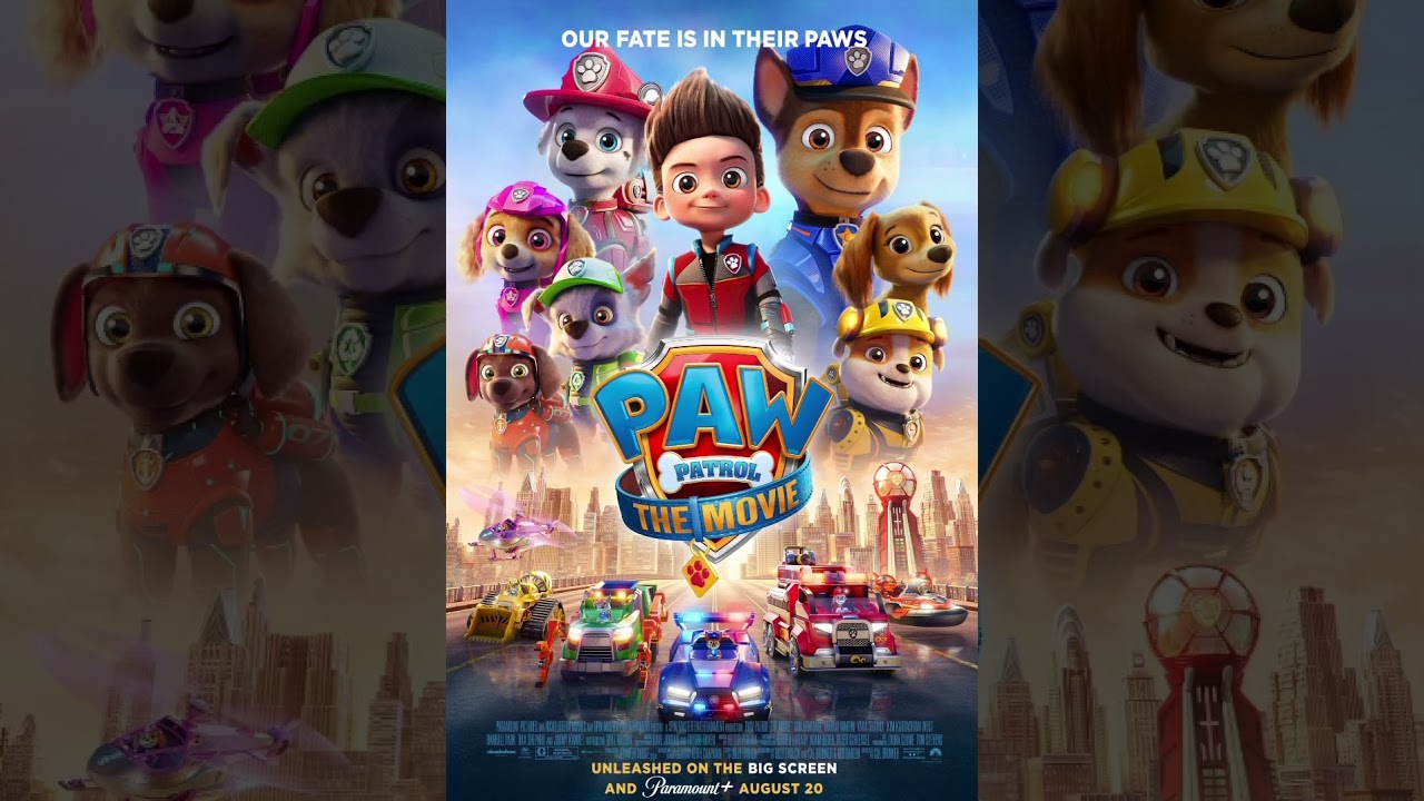 Official paw patrol the movie poster &ldquo;clear&rdquo;