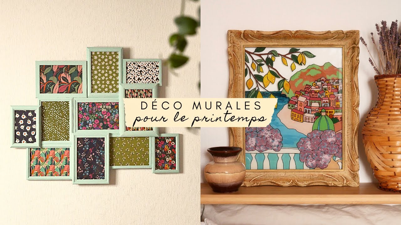 DIY || Déco murales pour le printemps | Spring wall décor (eng.sub) 🌼