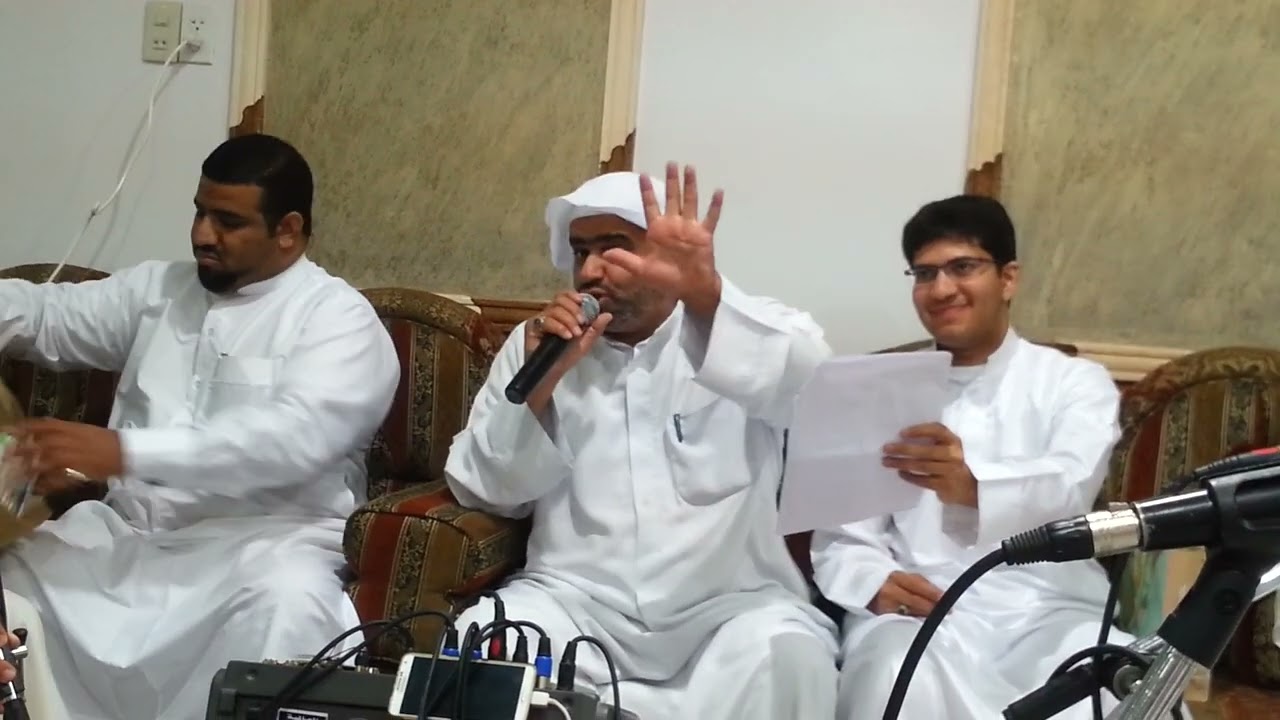 عبدالحميد الدهنين والرادود أحمد الياسين مشاركة في زواج عام ١٤٣٥هـ