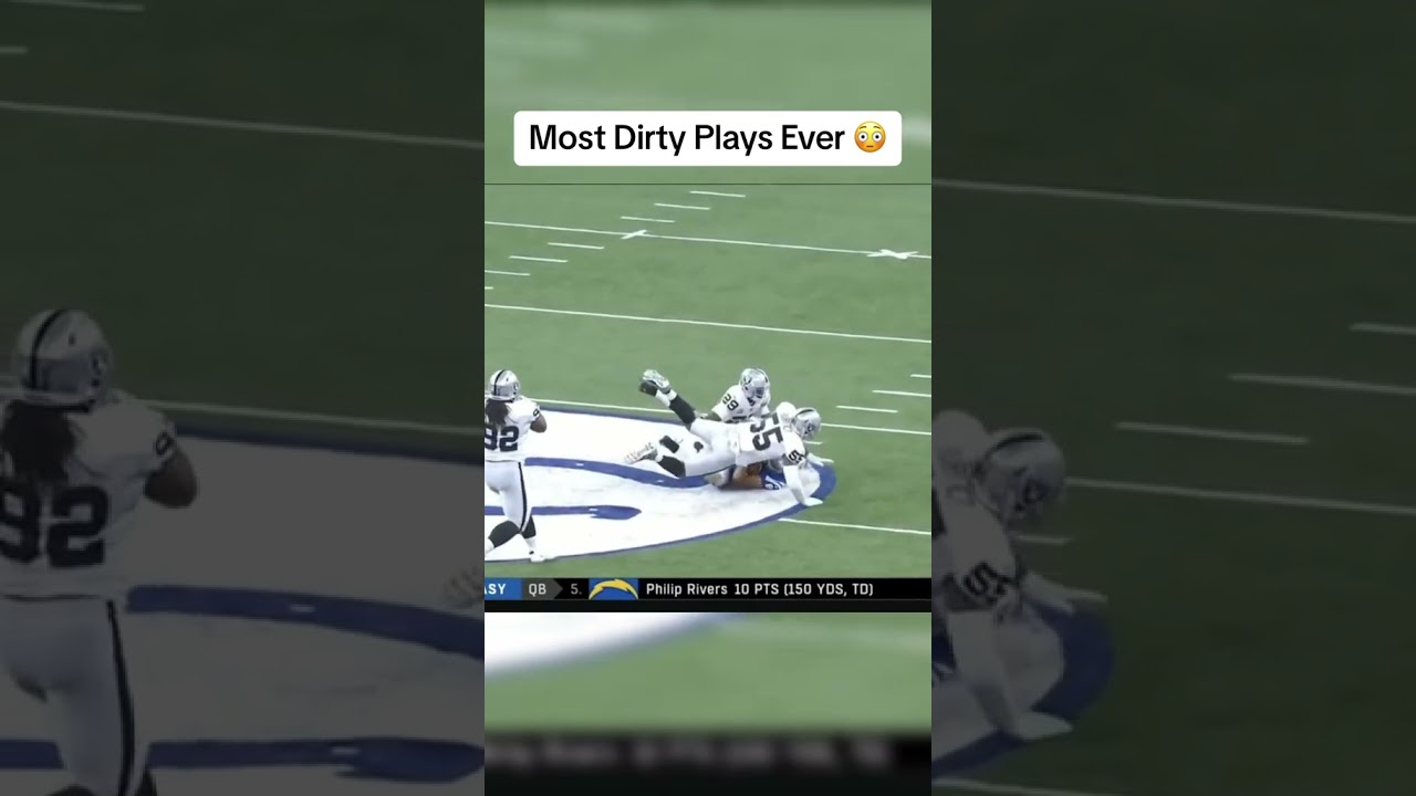 😤 Dirtiest Plays in NFL History&hellip; These Went TOO FAR 🤬 PT.2 #NFLControversy