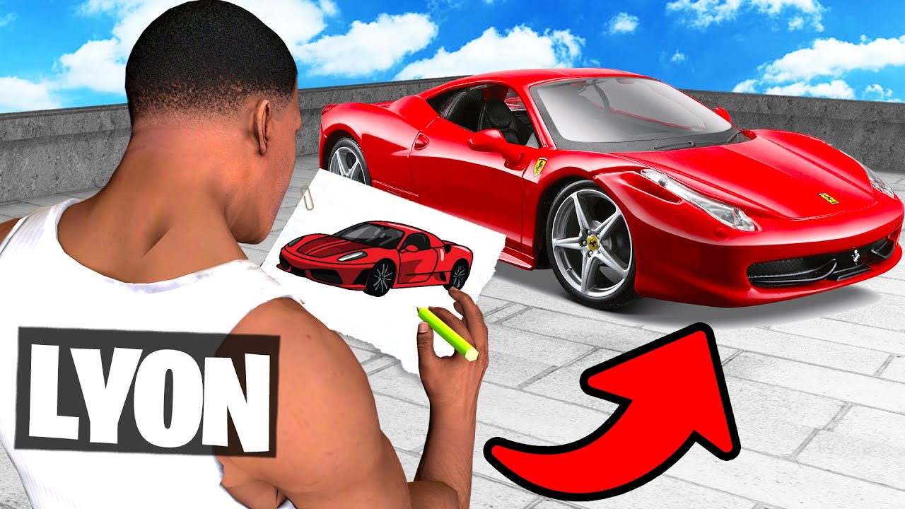 SE LA DISEGNI OTTIENI QUESTA AUTO SU GTA 5