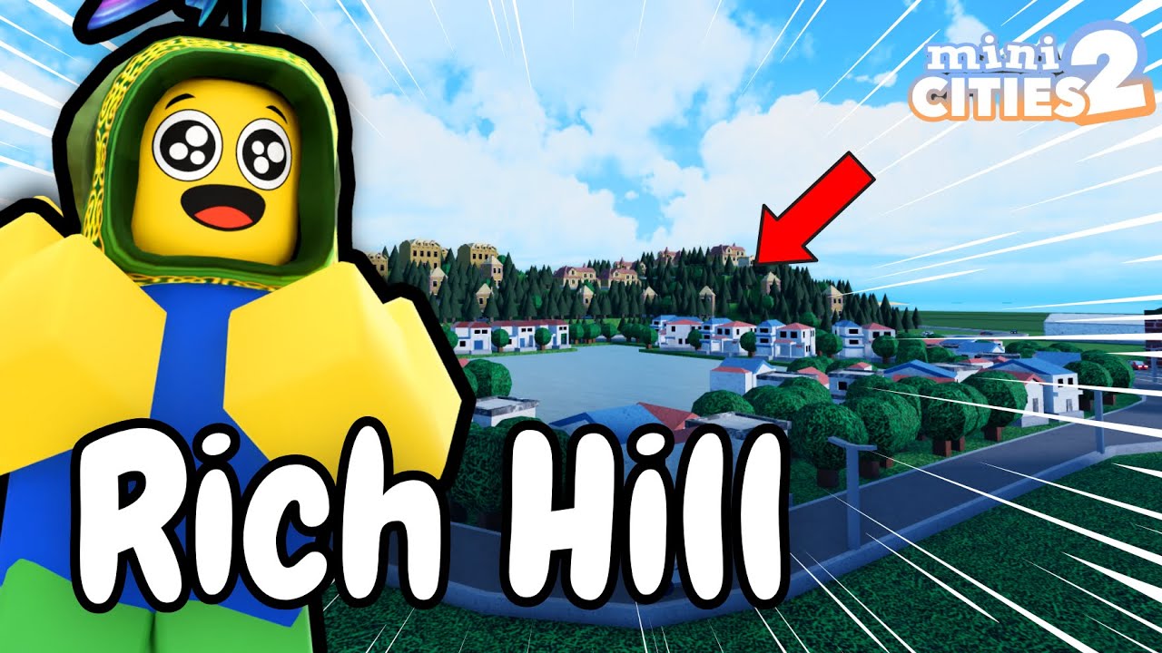 Making THE MILLIONARE HILL... (ROBLOX)