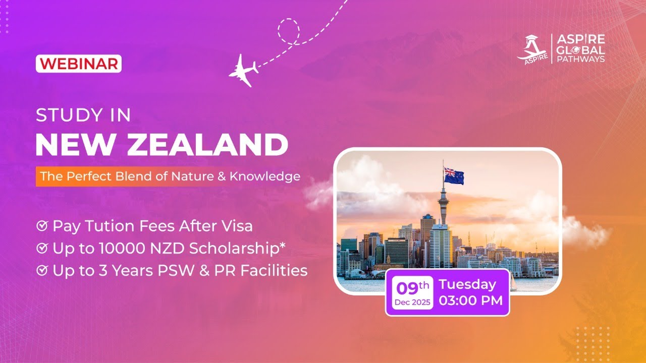 New Zealand - Study Abroad Webinar 📱