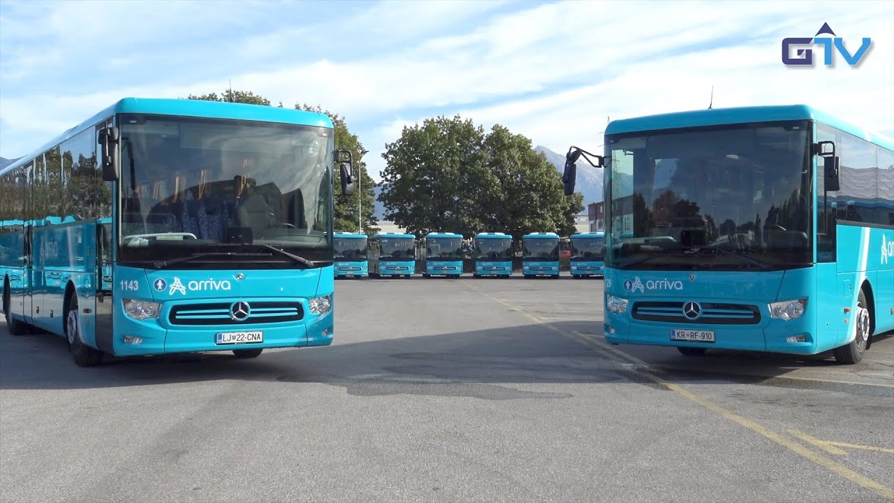 GORENJSKA POROČILA:  V Arrivi dobili 45 novih Mercedes-Benz Intouro avtobusov