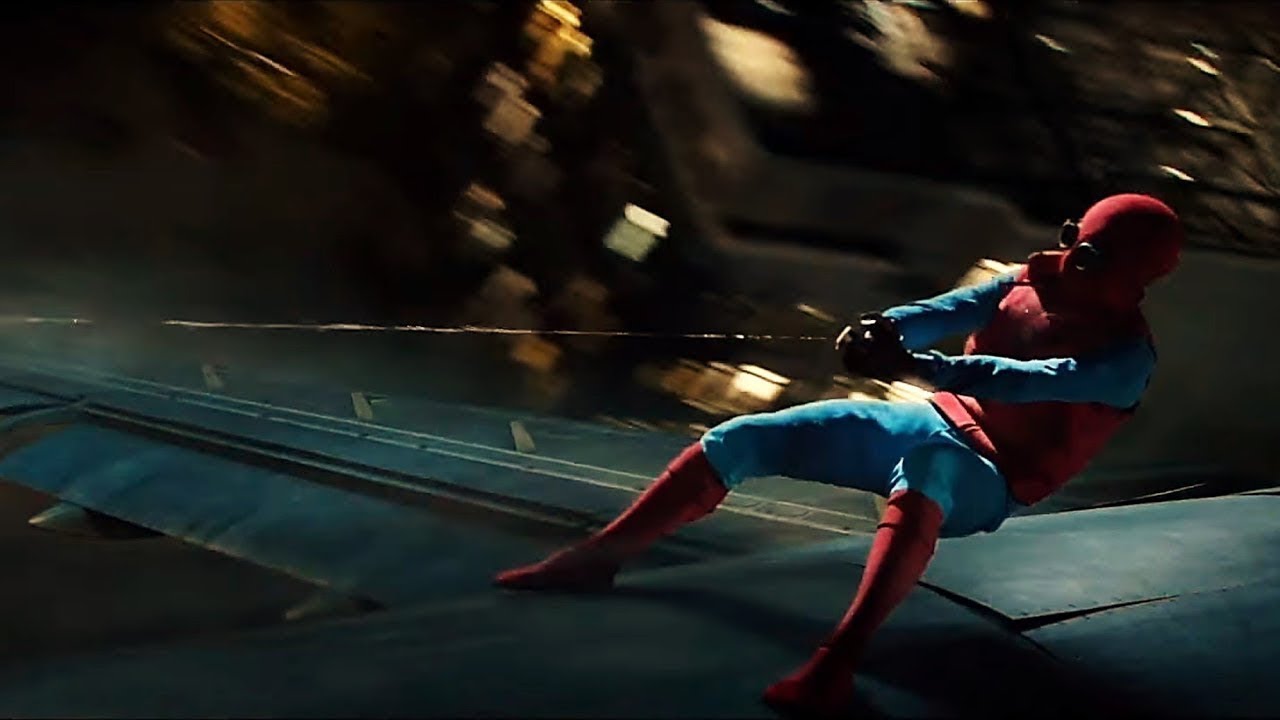 Spider Man vs Vulture,Plane Fight Scene &brvbar; Spider Man  Homecoming 2017 Movie Clip HD +Subtitles
