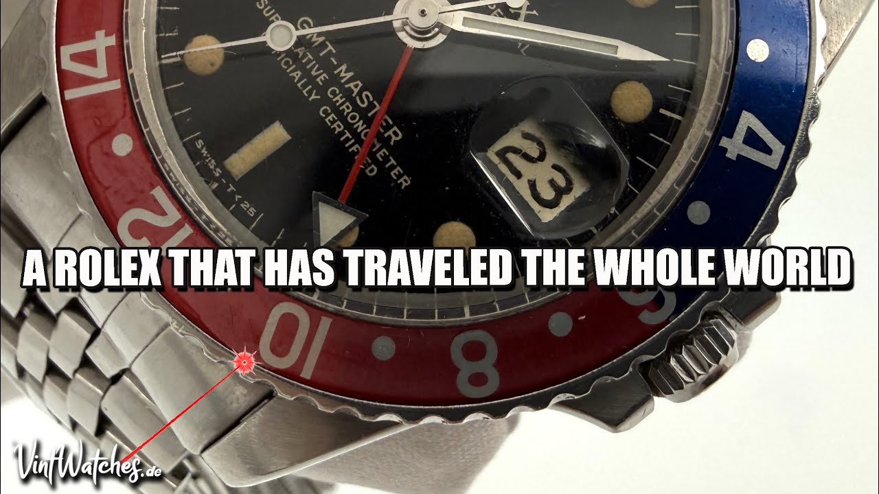 Restoration of a 1966s Rolex GMT-MASTER - Complete Overhaul - Amazing Transformation - ASMR