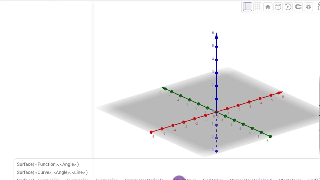 GGB Basics - 3D Functions, Curves and Surfaces