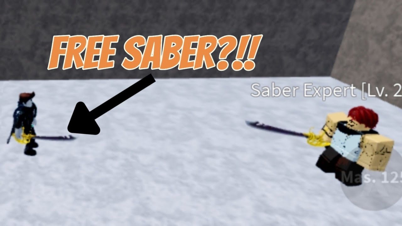 How to get the saber sword puzzle