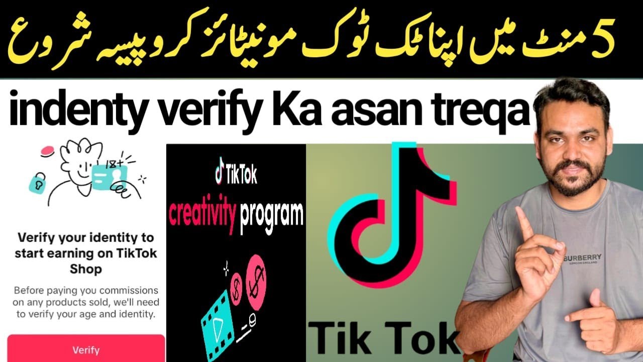 Tik tok account monetize kry 5 mint or identify very fiy kry asan treqy Sy 