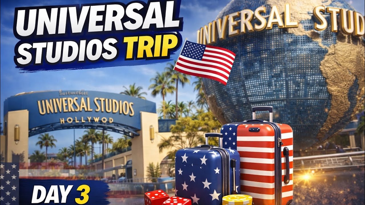 America లో Universal Studios First Time 🎢 | Day 3 with Amma Nanna | Full Rides Experience 😍🎬