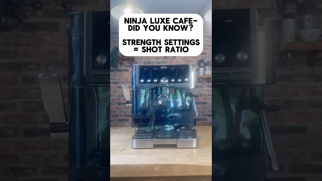 Ninja Luxe Cafe &mdash; знаете ли вы? Настройки крепости = соотношение порций кофе #ninjaluxecafe #coff...