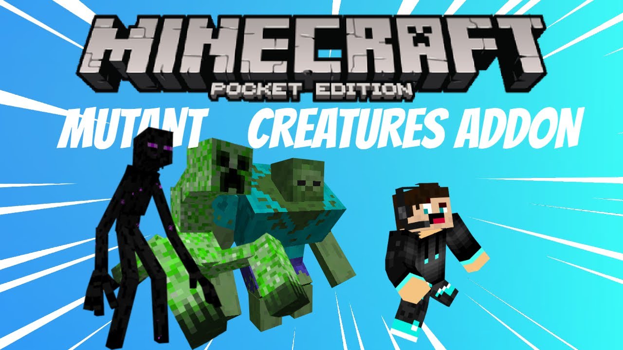 MUTANT CREATURES ADDON|MCPE AND BE 1.14, 1.15, 1.16
