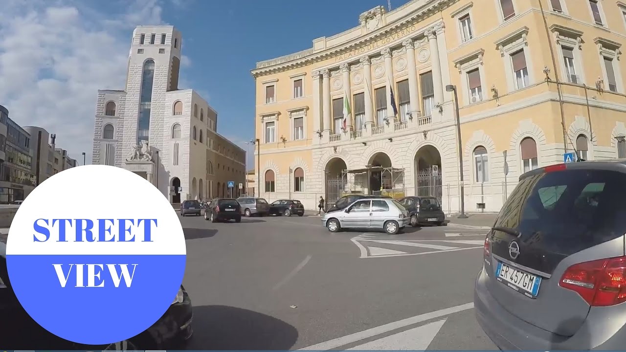 STREET VIEW: Grosseto in der Toskana in ITALY
