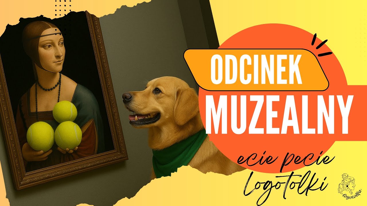 Ćwiczenia pionizacji języka 🐾 Logopedyczna zabawa dla dzieci| Maniek w muzeum – bajka logopedyczna