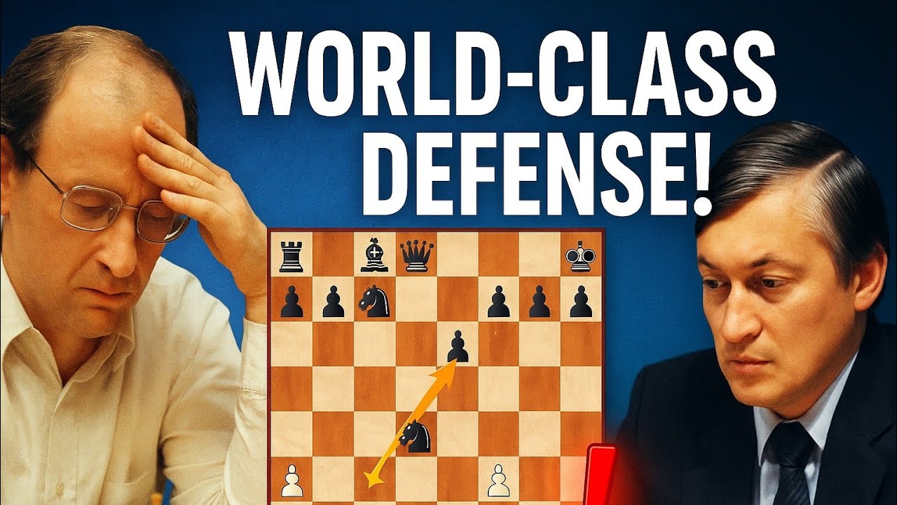 Robert Huebner vs Anatoly Karpov ◉ World Cup (Cat.15), Belfort 1988 | Karpov's World-Class Defense!