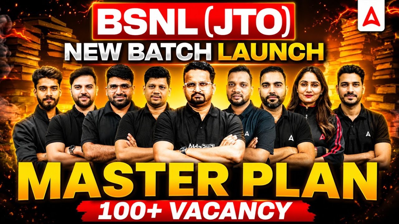 BSNL JTO 2026 New Batch Launch | BSNL JTO Preparation Strategy | By Adda247 Engineers